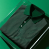 044e126d84fd75e5e9805f8d3db10551-_2_-_1.png Men's Business Casual Striped Button Short Sleeve Polo Shirt