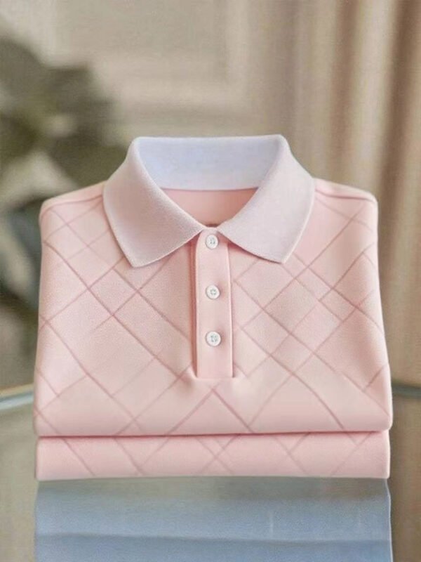 2025-08-02-220616-231-AI-202508.jpg Men's Business Casual Button Short Sleeve Polo Shirt