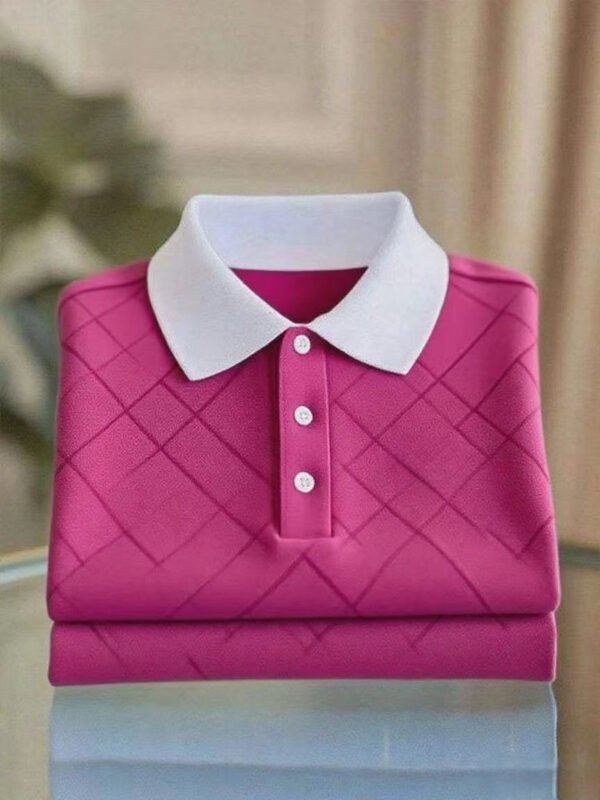 2025-08-02-220620-475-AI-202508.jpg Men's Business Casual Button Short Sleeve Polo Shirt