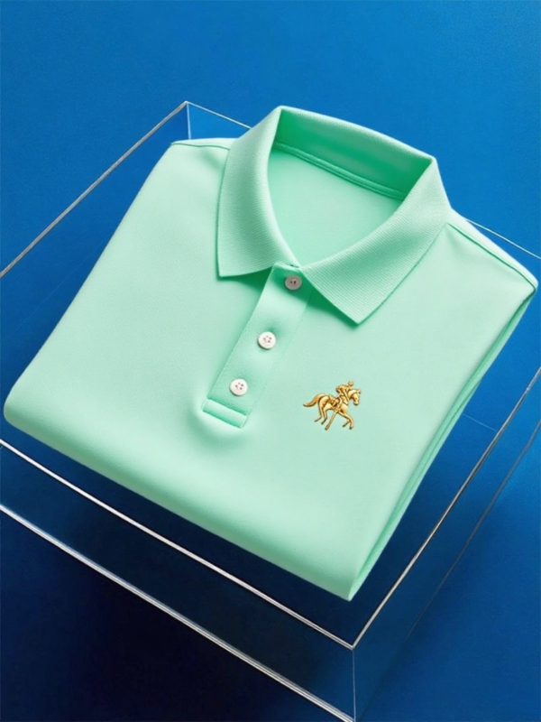 20250802153115.png Men's Business Casual Button Short Sleeve Polo Shirt