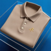 20250802153130.png Men's Business Casual Button Short Sleeve Polo Shirt