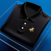 20250802153136.png Men's Business Casual Button Short Sleeve Polo Shirt