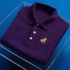 20250802153140-_1.jpg Men's Business Casual Button Short Sleeve Polo Shirt