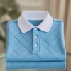 20250802182330.jpg Men's Business Casual Button Short Sleeve Polo Shirt