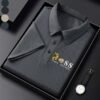 915c66ff85e286e200517dd90ed5748a1409086d.jpg Men'S Waffle Fabric Casual Short Sleeve POLO Shirt