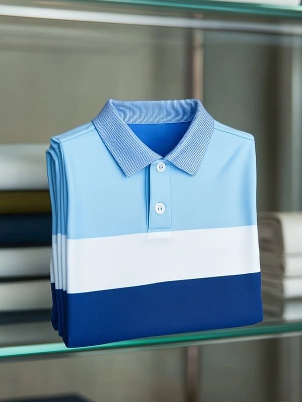9bf65f578b29810b50eb657d10159396-_1.jpg Men's Classic Business Short Sleeve Polo Shirt