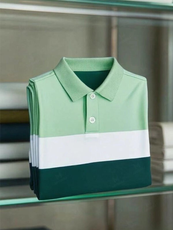 MYY25070903-_2.jpg Men's Classic Business Short Sleeve Polo Shirt
