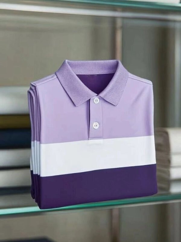MYY25070903-_5_-_1.jpg Men's Classic Business Short Sleeve Polo Shirt
