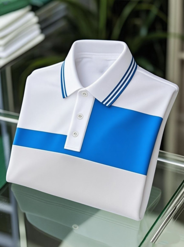 MYY25070907-AI-20250916.png Men's Business Casual Button Short Sleeve Polo Shirt