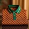 Men's Classic Business Button Short Sleeve Polo Shirt