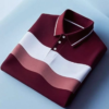 Men's Classic Business Button Short Sleeve Polo Shirt