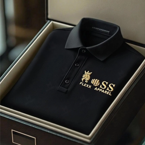 Men's Business Casual Short Sleeve Polo Shirt