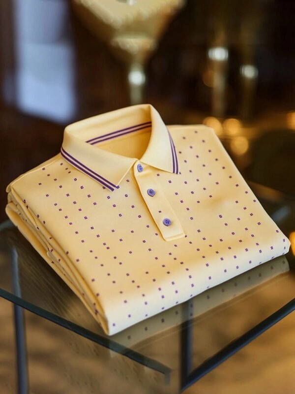 MYY25072206-_1.jpg Men's Classic Business Button Short Sleeve Polo Shirt