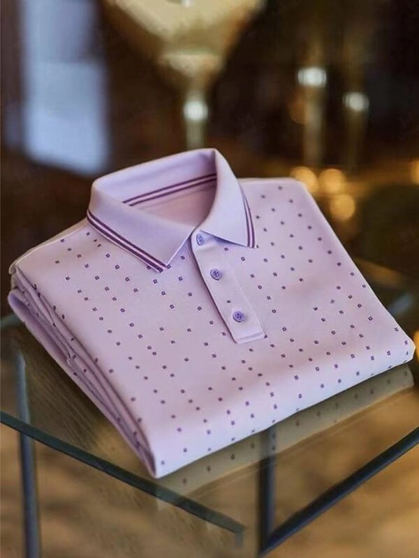 MYY25072206-_2.jpg Men's Classic Business Button Short Sleeve Polo Shirt