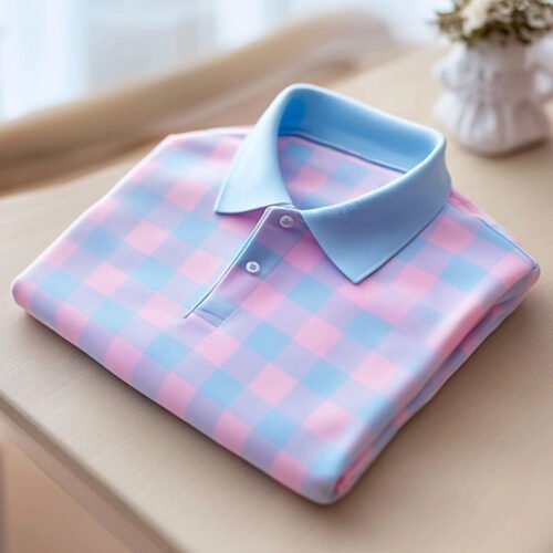 Men's Classic Business Button Short Sleeve Polo Shirt