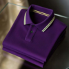 Men's Business Button-Down Short Sleeve Polo Shirt