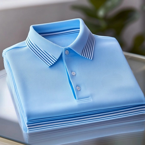 Men's Business Casual Button Short Sleeve Polo Shirt