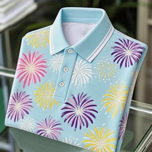 Men's Classic Business Short Sleeve Polo Shirt