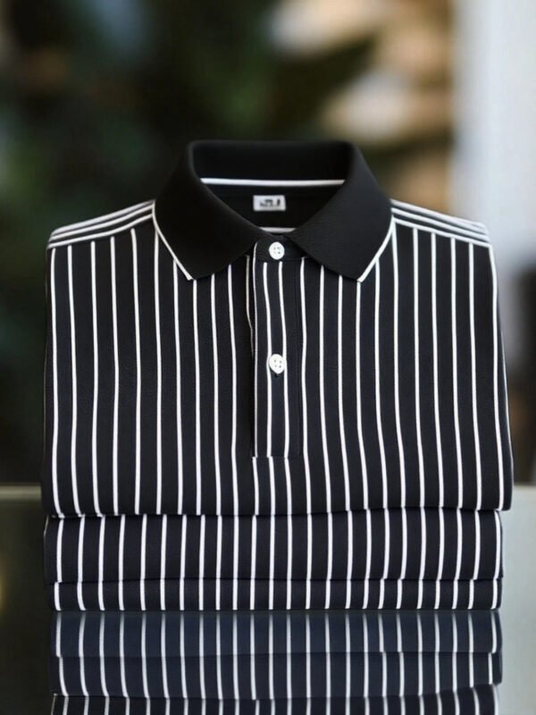 YY25062504-1.jpg Men's Classic Business Button Short Sleeve Polo Shirt