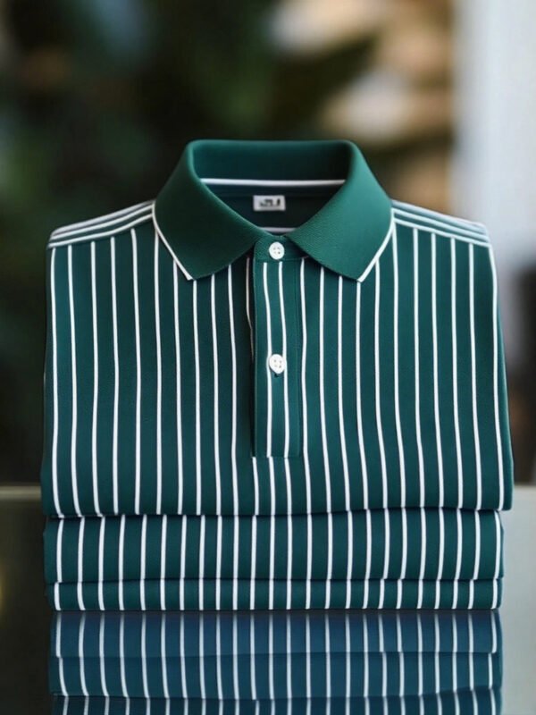 YY25062504-3.jpg Men's Classic Business Button Short Sleeve Polo Shirt