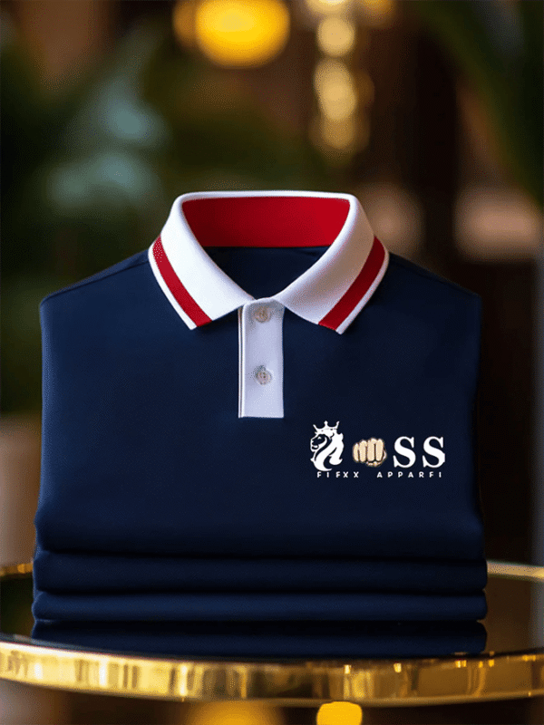 d7b90461eb66a5d83439c1de09d38e7c7f816308.png Men's Retro Letter Design Printed Casual Short Sleeve Polo Shirt